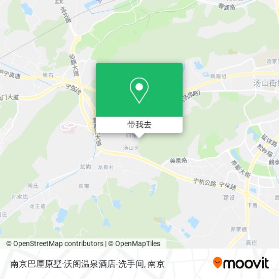 南京巴厘原墅·沃阁温泉酒店-洗手间地图