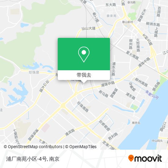 浦厂南苑小区-4号地图