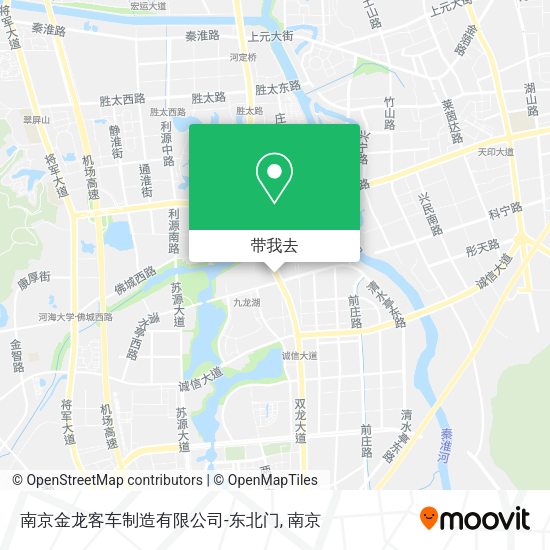 南京金龙客车制造有限公司-东北门地图