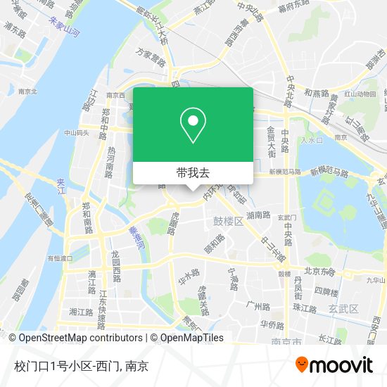 校门口1号小区-西门地图