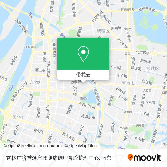 杏林广济堂颈肩腰腿痛调理鼻腔护理中心地图