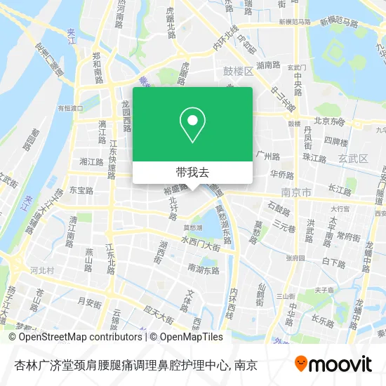 杏林广济堂颈肩腰腿痛调理鼻腔护理中心地图