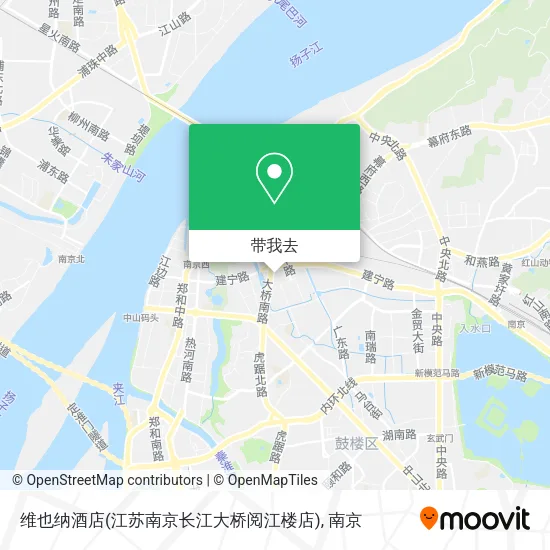 维也纳酒店(江苏南京长江大桥阅江楼店)地图
