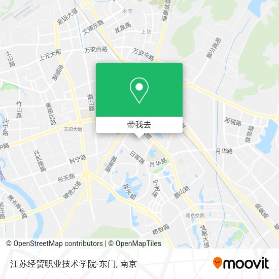 江苏经贸职业技术学院-东门地图