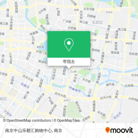 南京中山乐都汇购物中心地图