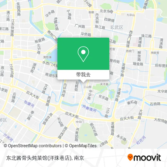 东北酱骨头炖菜馆(洋珠巷店)地图