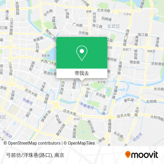 弓箭坊/洋珠巷(路口)地图