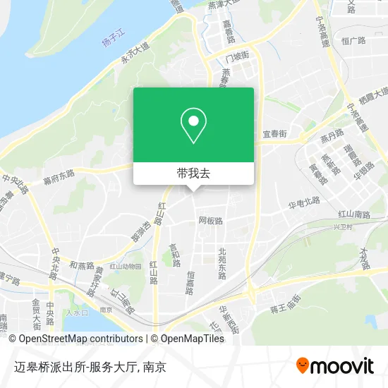 迈皋桥派出所-服务大厅地图