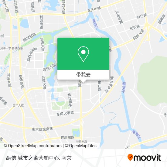 融信·城市之窗营销中心地图