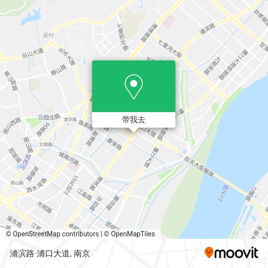 浦滨路·浦口大道地图