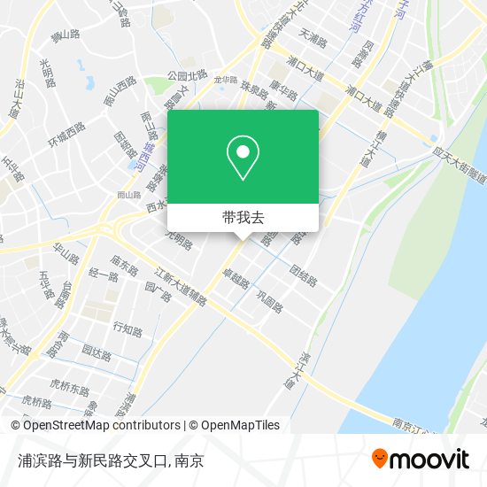 浦滨路与新民路交叉口地图