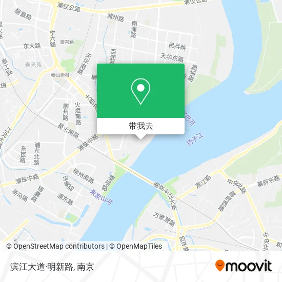 滨江大道·明新路地图