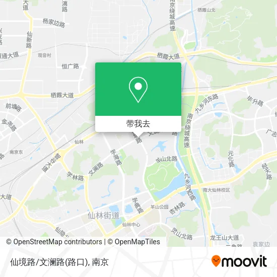 仙境路/文澜路(路口)地图
