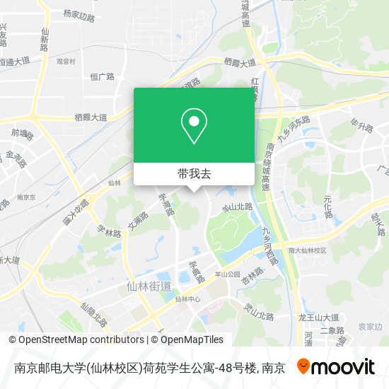 南京邮电大学(仙林校区)荷苑学生公寓-48号楼地图