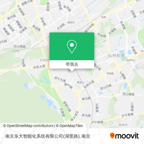 南京东大智能化系统有限公司(湖景路)地图
