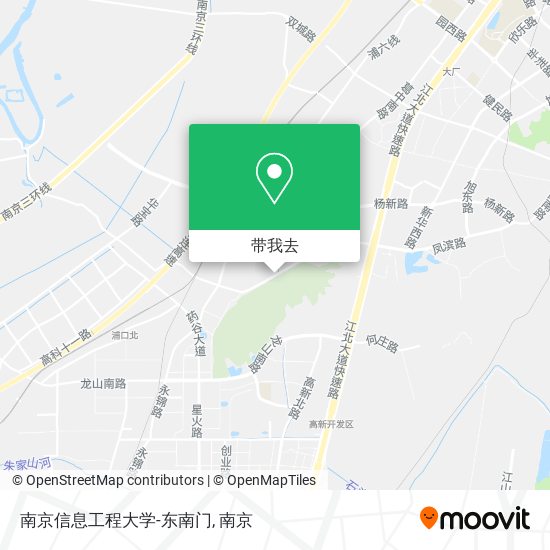 南京信息工程大学-东南门地图
