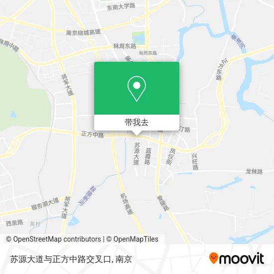 苏源大道与正方中路交叉口地图