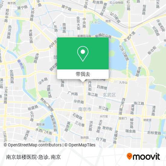 南京鼓楼医院-急诊地图