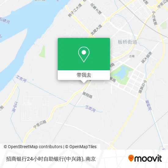 招商银行24小时自助银行(中兴路)地图