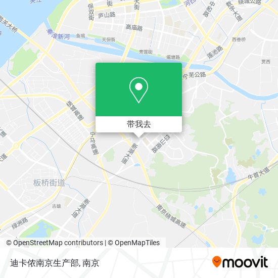 迪卡侬南京生产部地图
