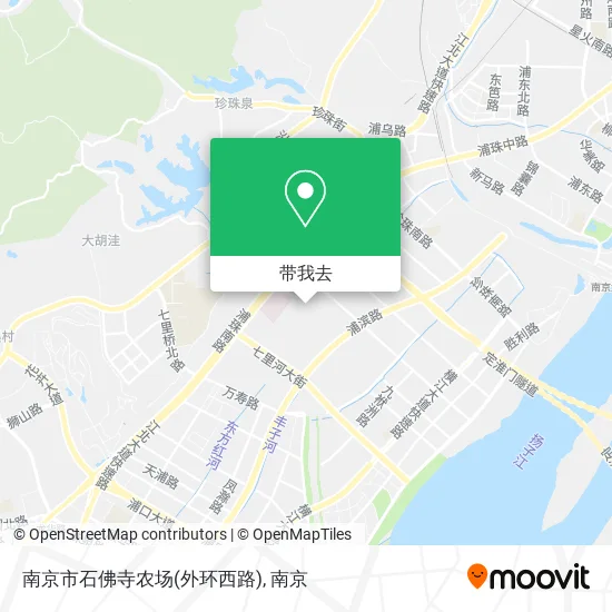 南京市石佛寺农场(外环西路)地图