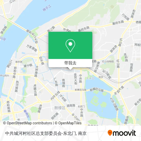 中共城河村社区总支部委员会-东北门地图