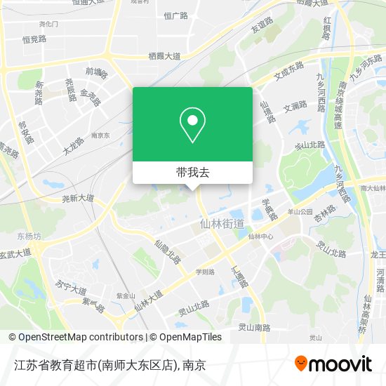 江苏省教育超市(南师大东区店)地图