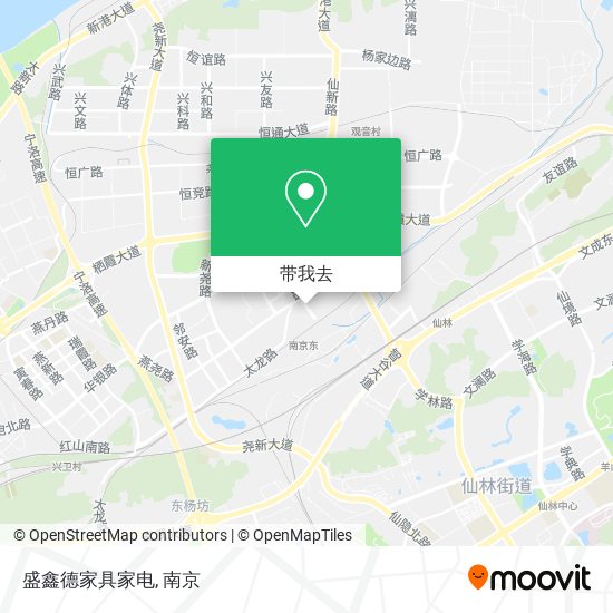 盛鑫德家具家电地图