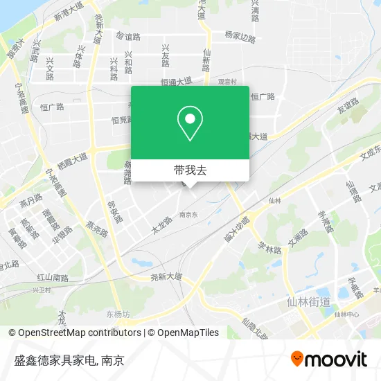 盛鑫德家具家电地图