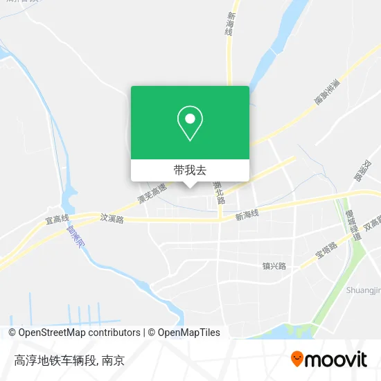 高淳地铁车辆段地图