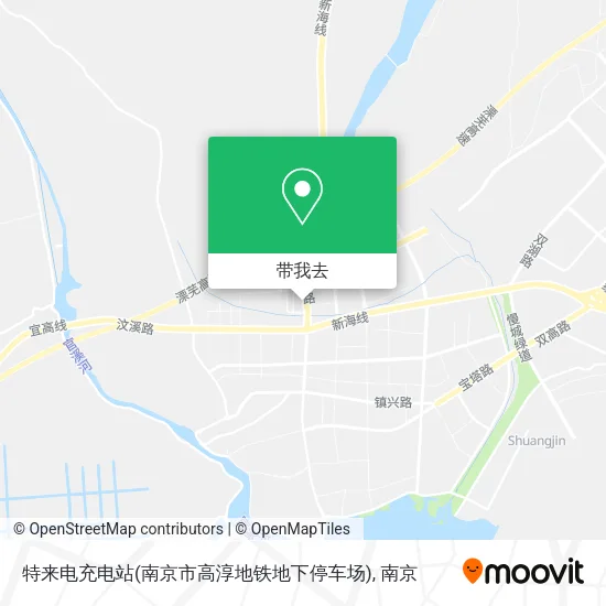 特来电充电站(南京市高淳地铁地下停车场)地图