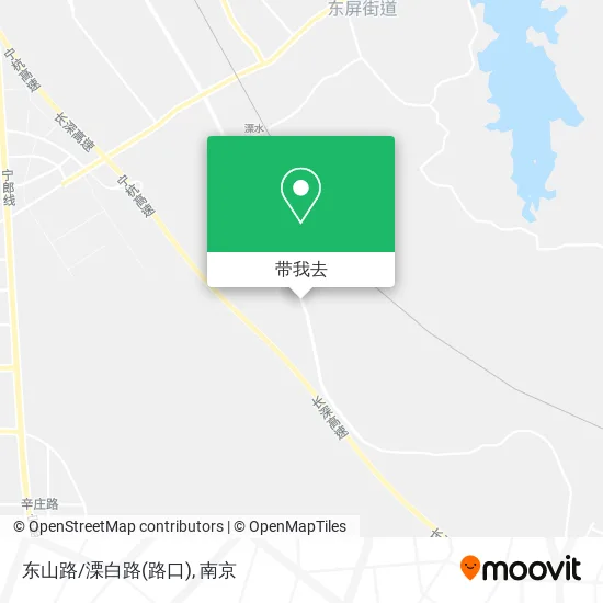 东山路/溧白路(路口)地图