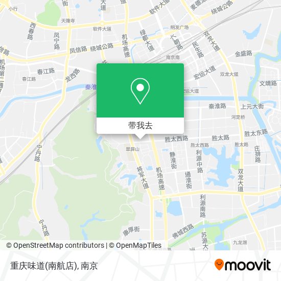 重庆味道(南航店)地图