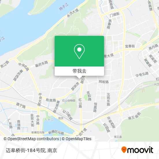 迈皋桥街-184号院地图
