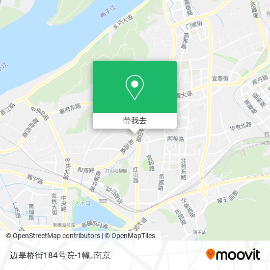 迈皋桥街184号院-1幢地图
