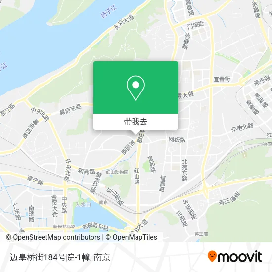 迈皋桥街184号院-1幢地图