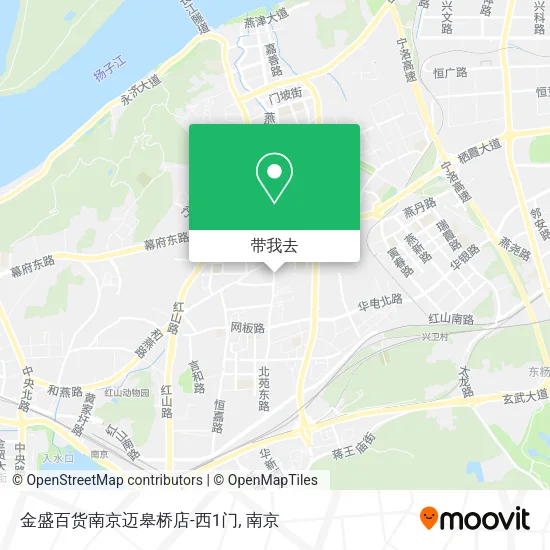 金盛百货南京迈皋桥店-西1门地图