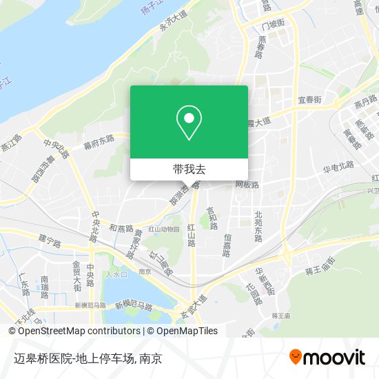 迈皋桥医院-地上停车场地图