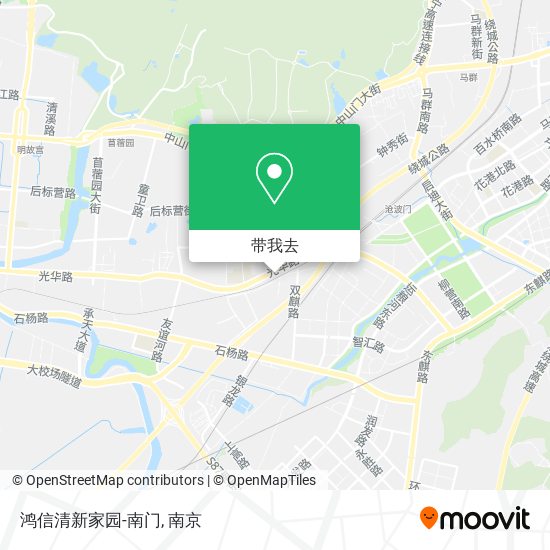 鸿信清新家园-南门地图