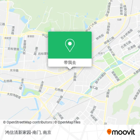 鸿信清新家园-南门地图