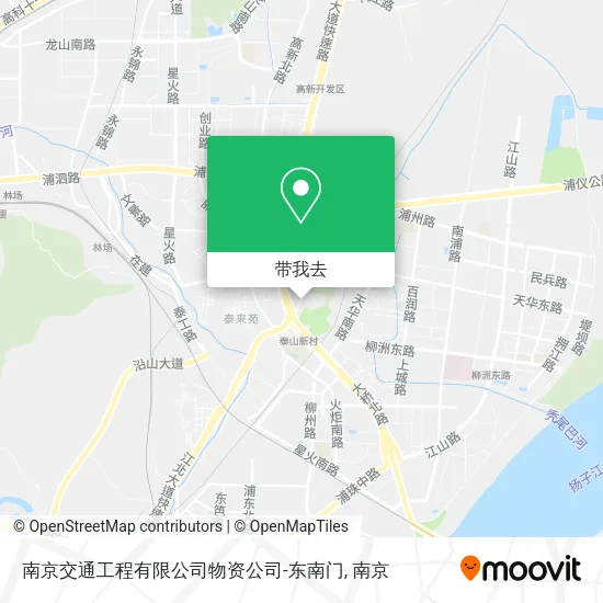 南京交通工程有限公司物资公司-东南门地图