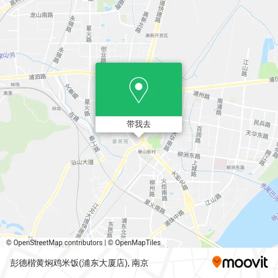 彭德楷黄焖鸡米饭(浦东大厦店)地图