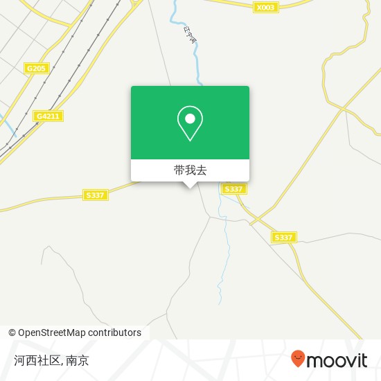 河西社区地图