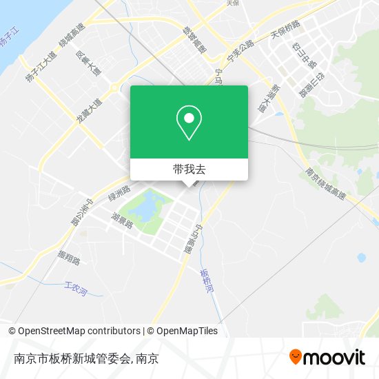 南京市板桥新城管委会地图