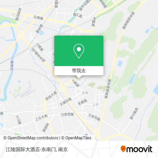 江陵国际大酒店-东南门地图