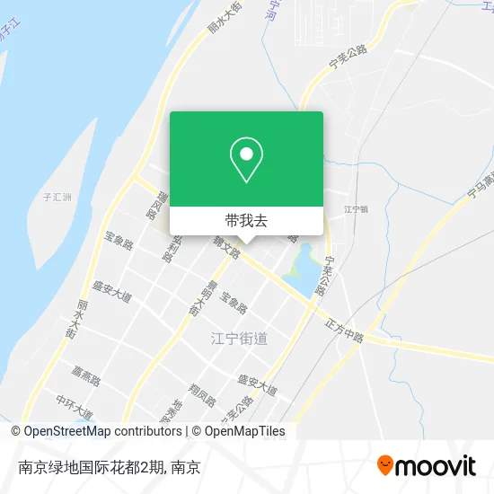 南京绿地国际花都2期地图