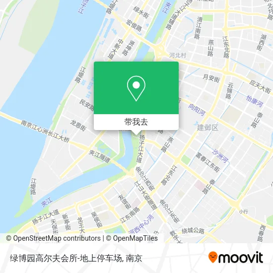 绿博园高尔夫会所-地上停车场地图