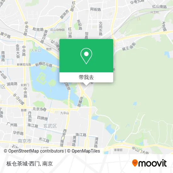 板仓茶城-西门地图