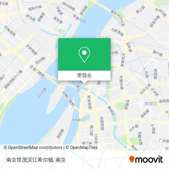 南京世茂滨江希尔顿地图