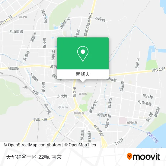 天华硅谷一区-22幢地图